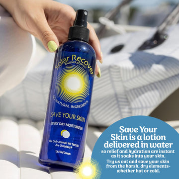Texture aqueuse non grasse de Solar Recover Après Soleil qui pénètre rapidement