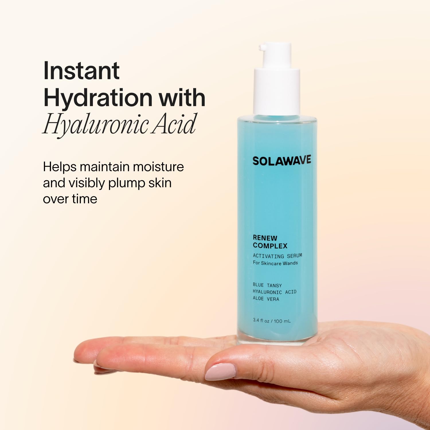 Solawave Renew Complex Serum, resplandor piel: aspecto más fresco y radiante.