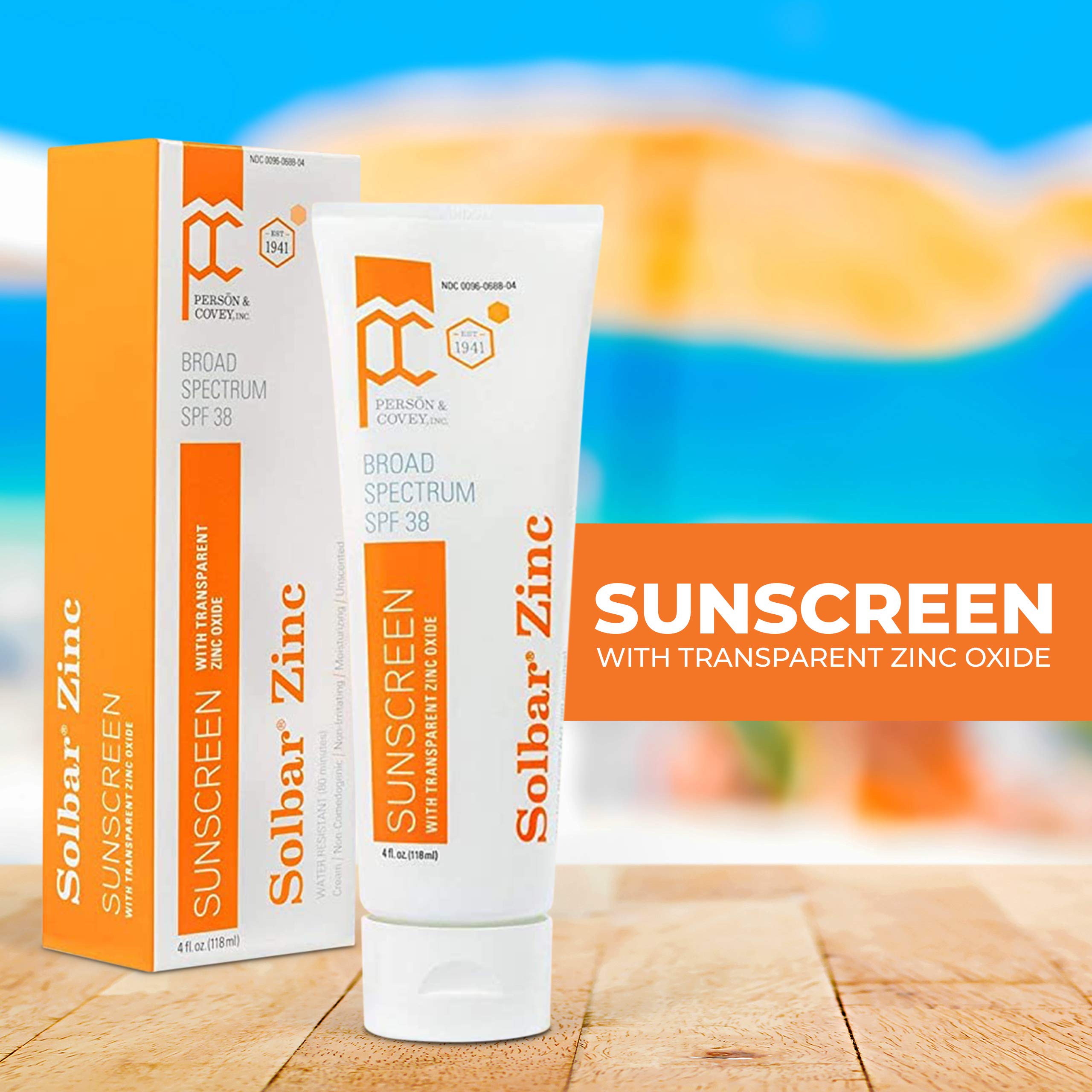 Solbar protección con óxido de zinc 7,5% para crema sin perfume.