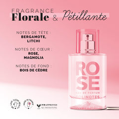 Solinotes Rose, caja empaque atractiva para regalo elegante.