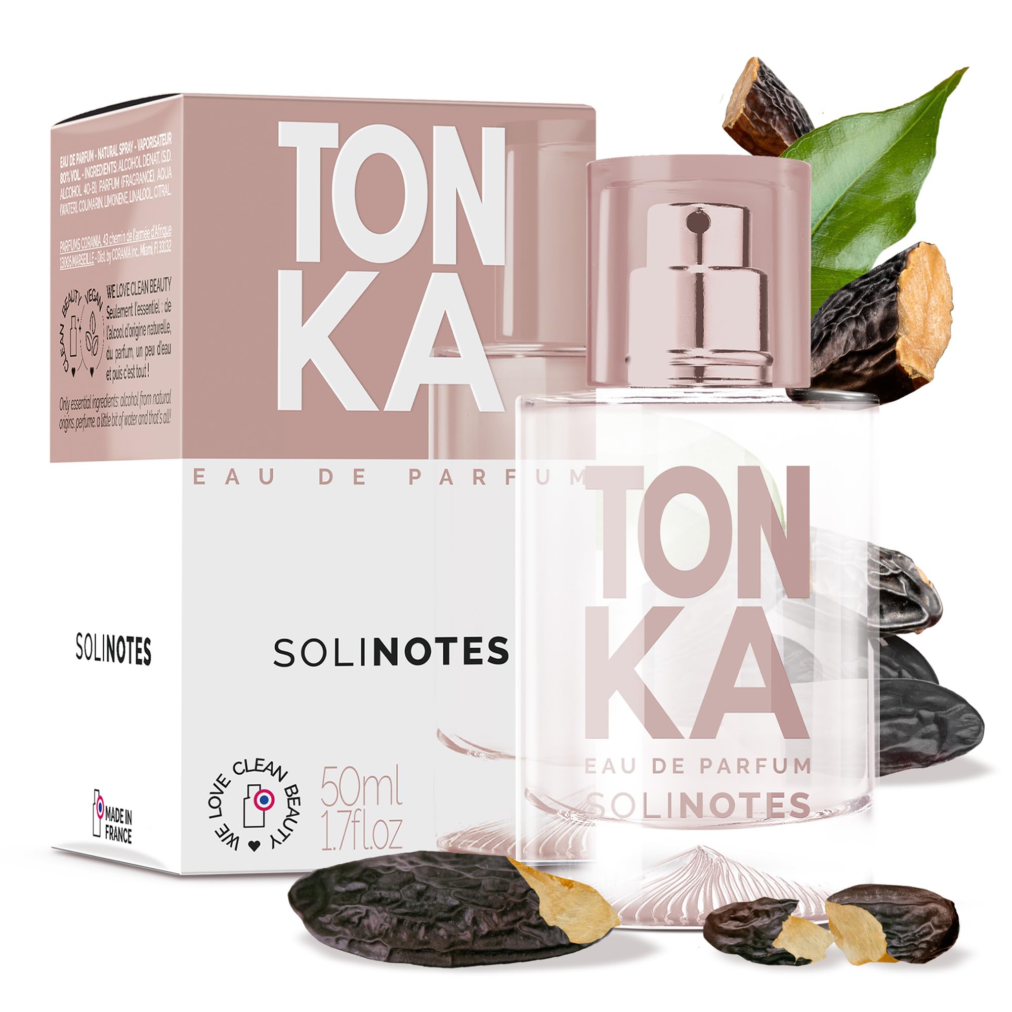 Solinotes Tonka, botella detalle elegante para ocasiones especiales
