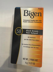 Solstice Bigen envase compacto de 0.21 oz, fácil de llevar.