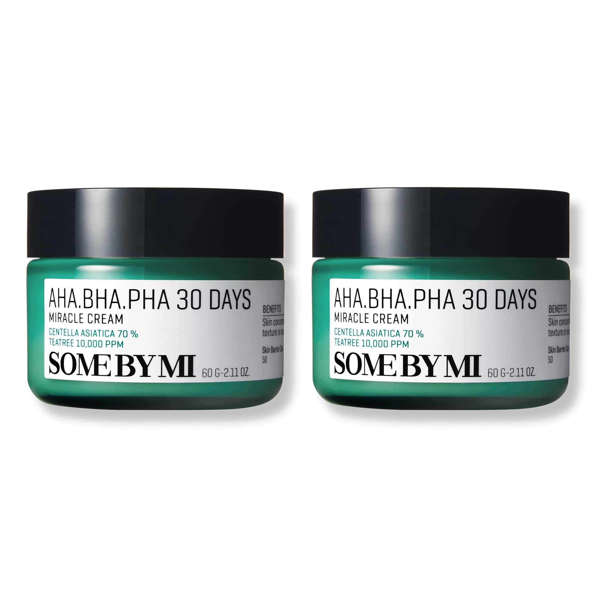SOME BY MI Crema Miracle 30 Días en botella frontal para piel suave y tono uniforme.