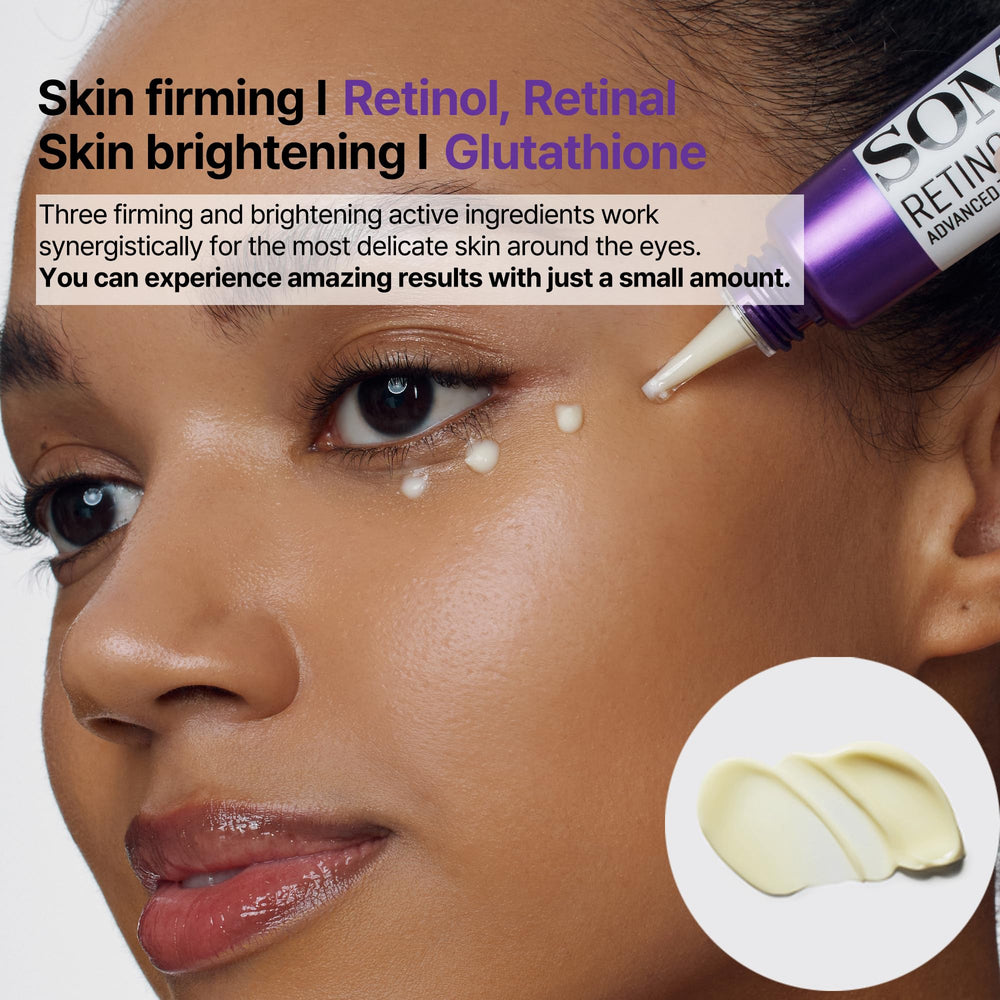 SOME BY MI Retinol Eye Cream: textura cremosa para piel delicada y ojeras más luminosas.