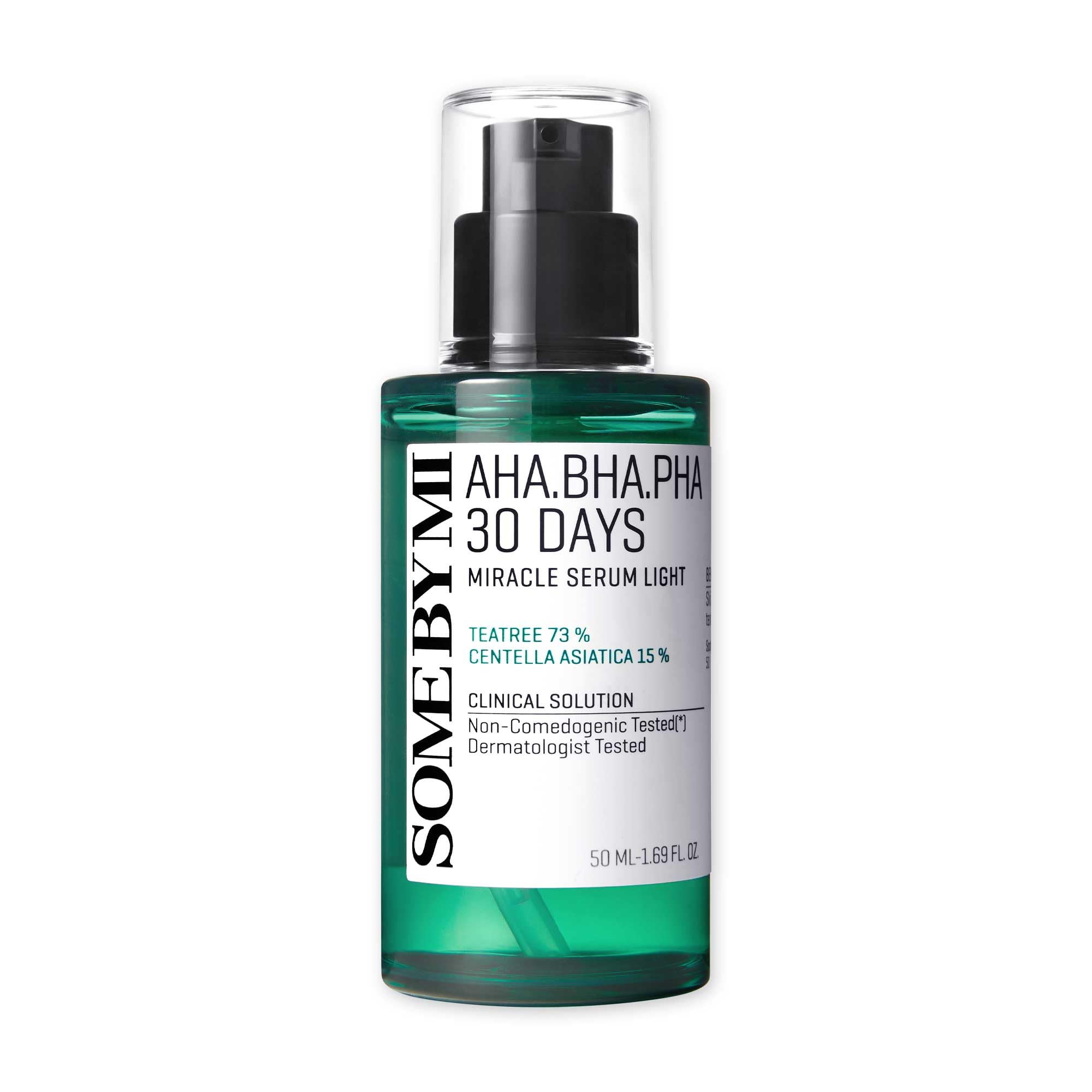 SOME BY MI Serum Light, bouteille élégante pour une application rapide et hydratante.