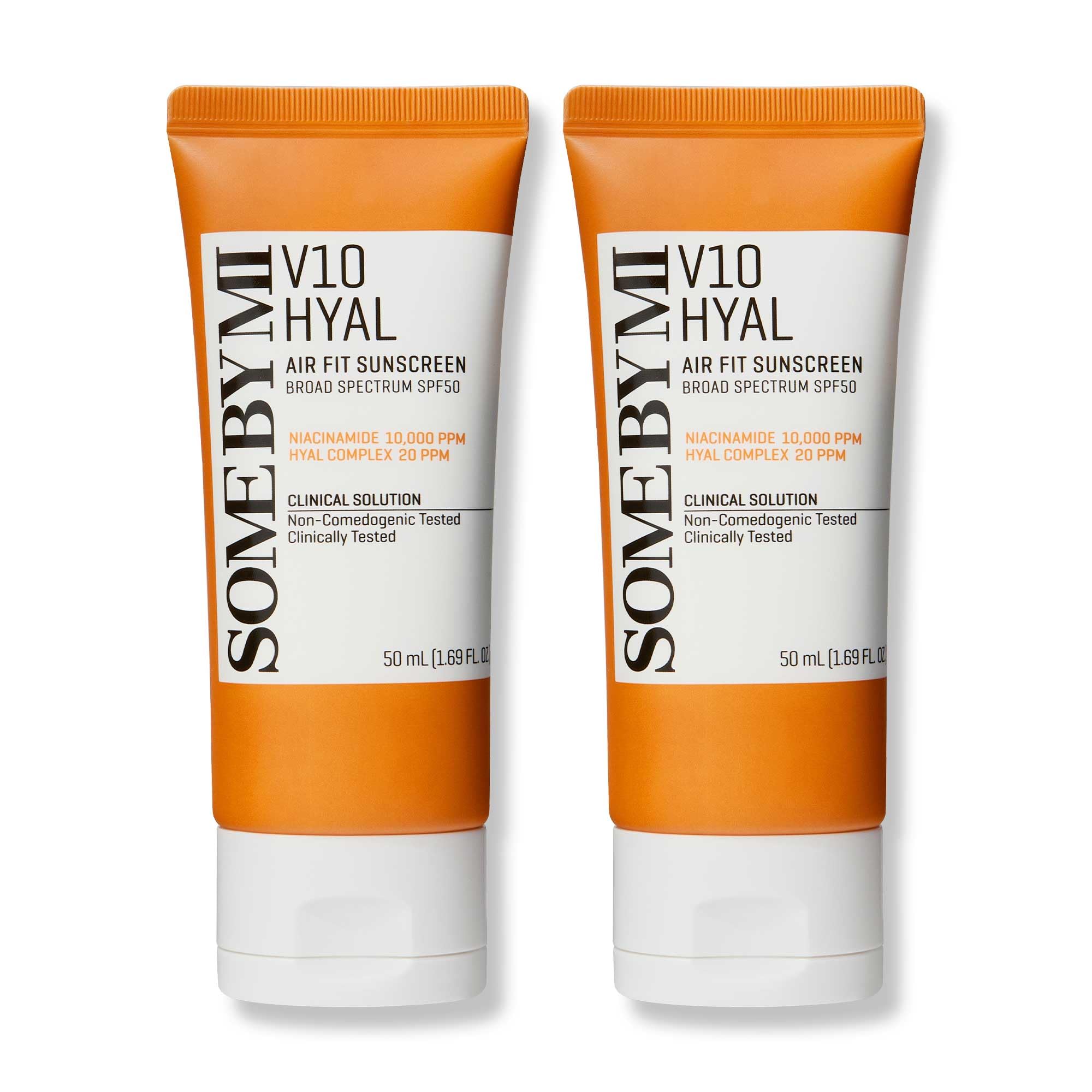 SOME BY MI V10 Hyal Air Fit Sunscreen, botella vertida, protección suave sin residuo blanco