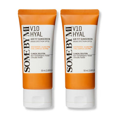 SOME BY MI V10 Hyal Air Fit Sunscreen, botella vertida, protección suave sin residuo blanco
