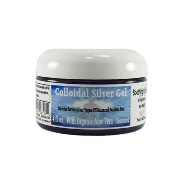 Some Jesus Things gel coloidal de plata con aloe vera, 4 oz, para uso diario suave.