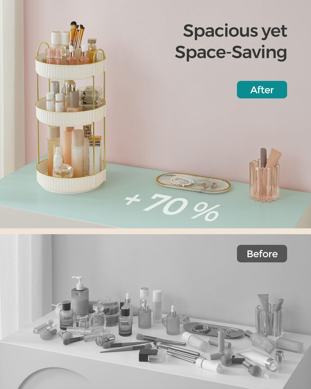 Versátil SONGMICS para organizar productos de baño o especias en la cocina