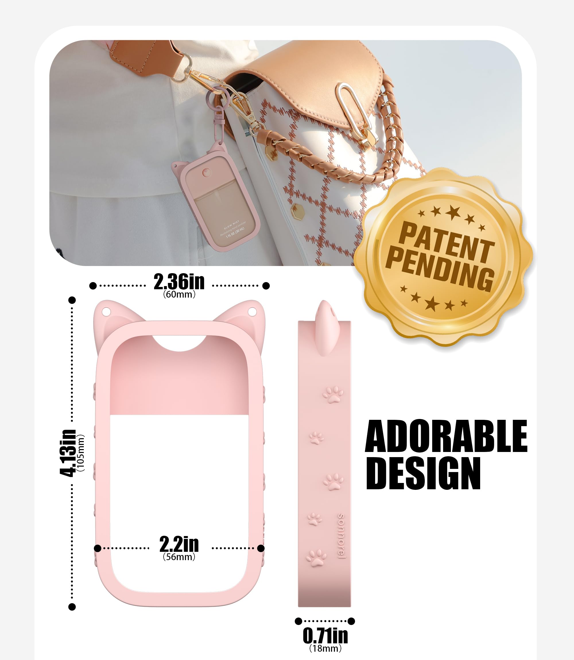 Sonnorel accesorio práctico y con estilo para bolsos