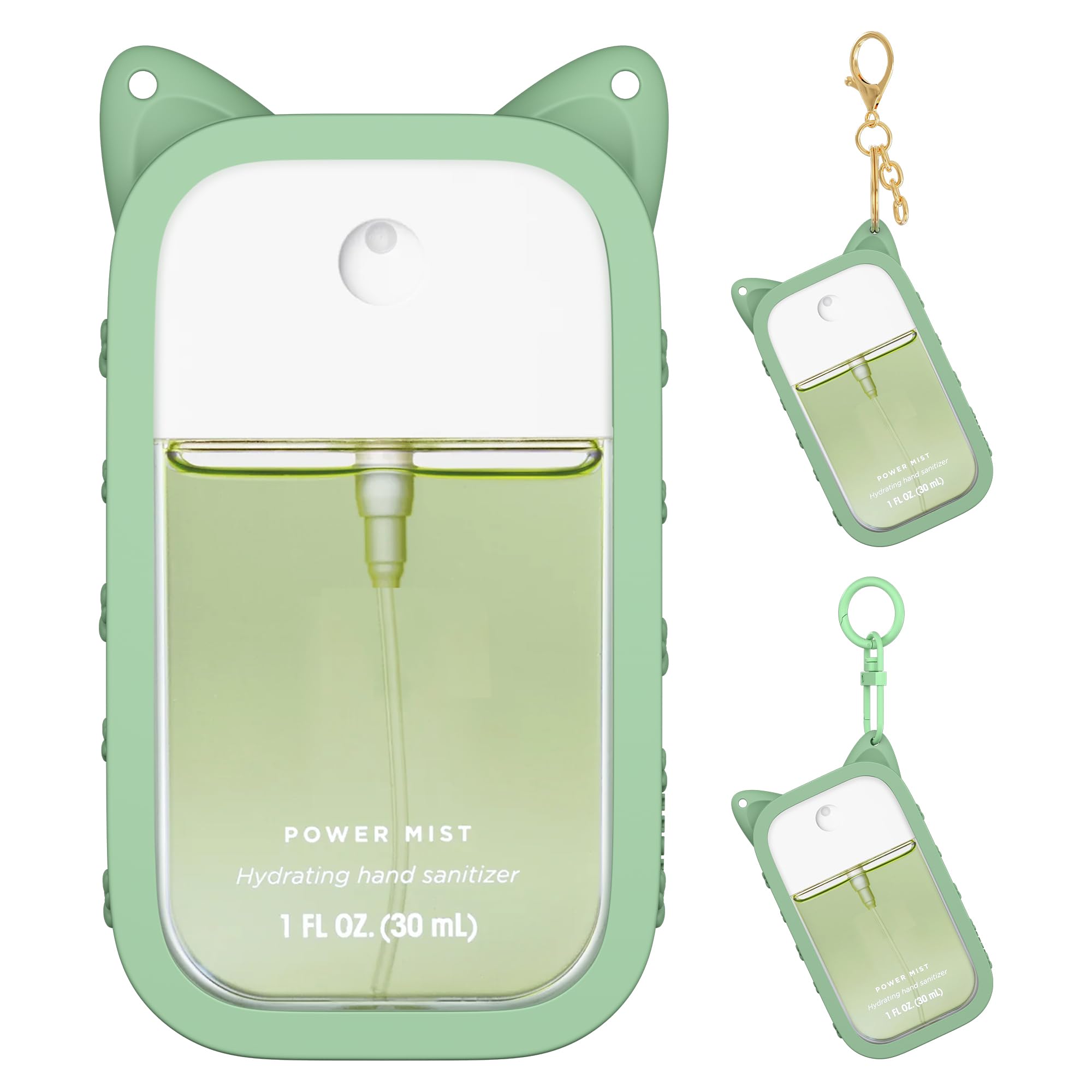 Funda Sonnorel para Touchland con orejas verde claro, protección y estilo en cada uso.