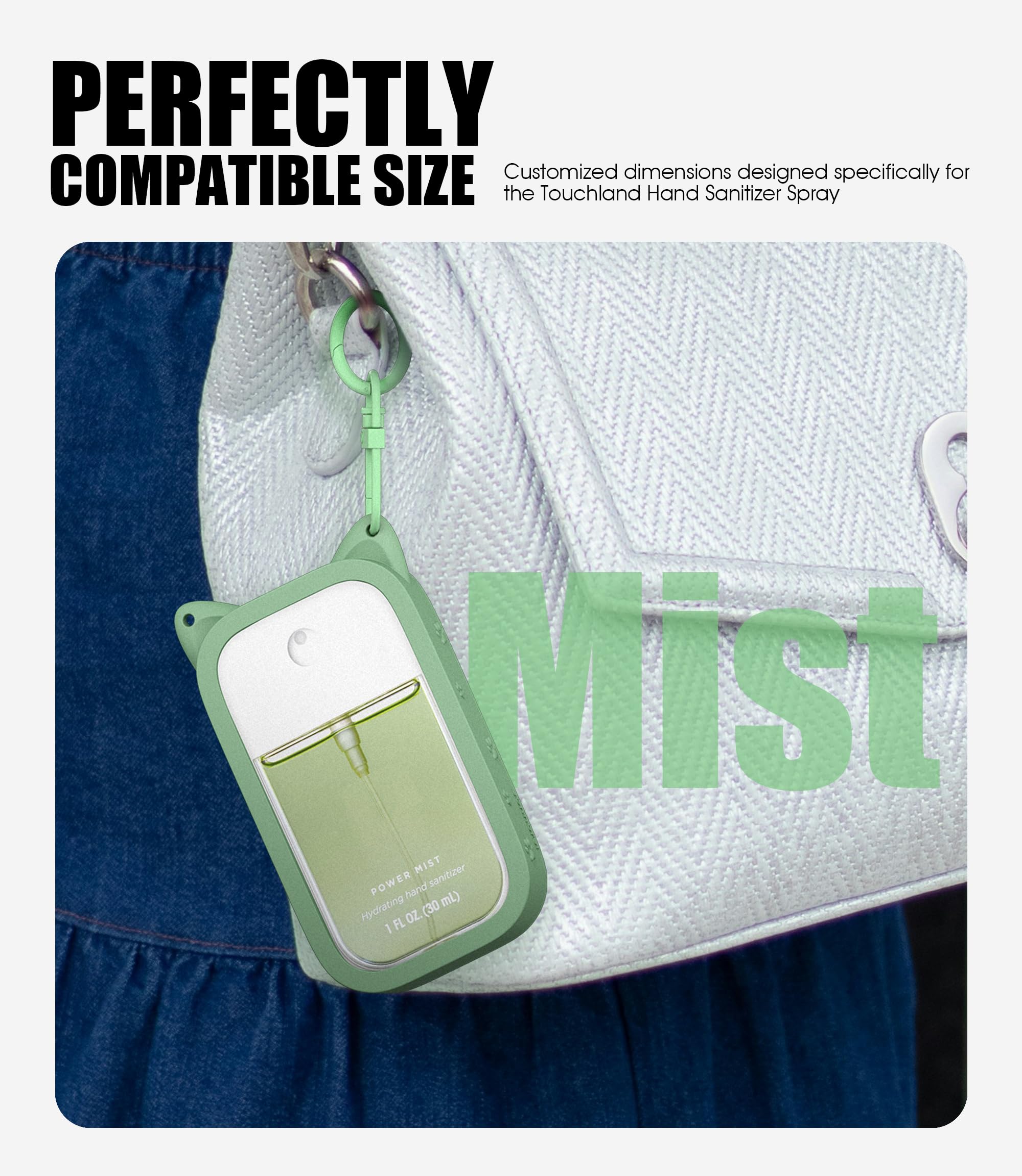 Ideal para bolsos, mochilas o llaveros, siempre a mano.