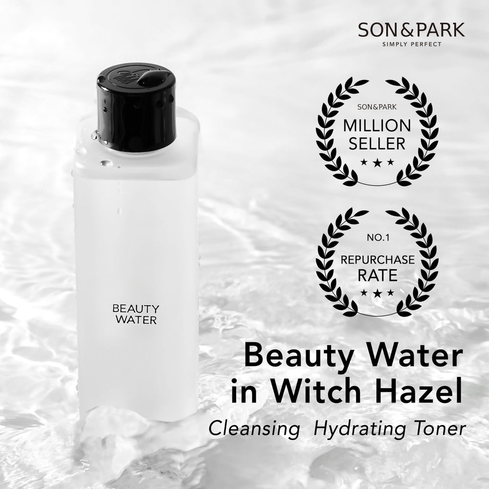 SON&PARK Agua de Belleza: aplicación con disco de algodón para limpieza suave