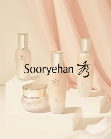 Sooryehan Bon Extra Moisture Ginseng Fermentado Closeup resalta ingredientes.