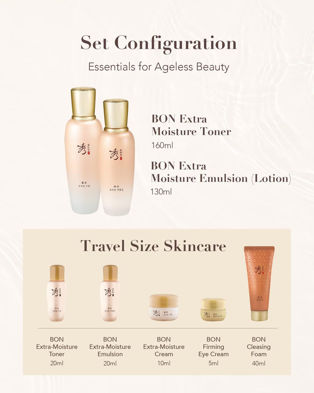 Sooryehan Bon Extra Moisture Set Regalos Caja inspira cuidado diario.