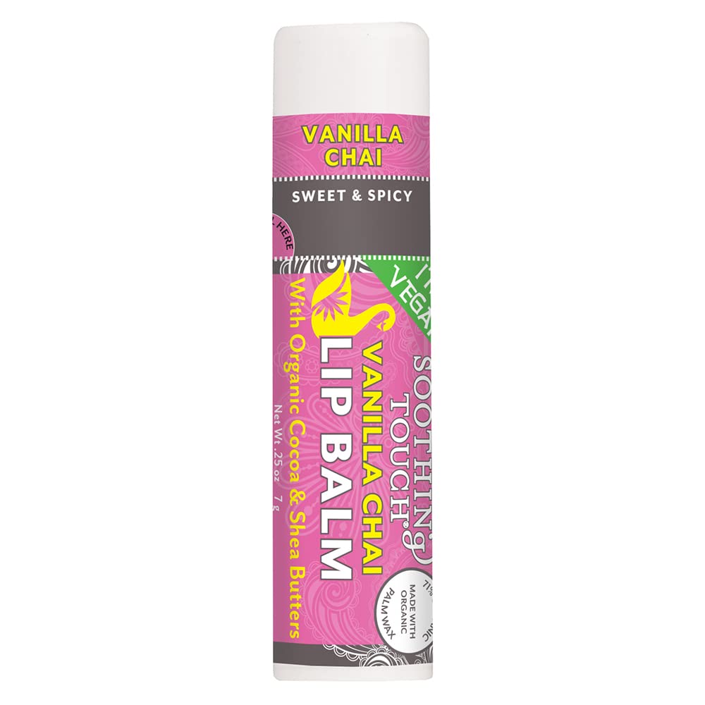 Soothing Touch Lip Balm Vanilla Chai en bote: hidratación suave para labios