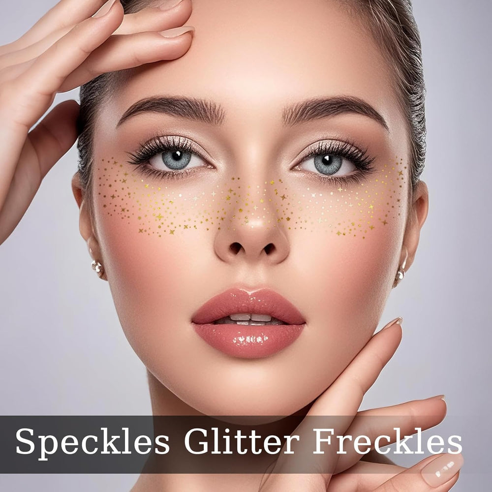 SOOVSY parches plateados con formas brillantes para un toque festivo.