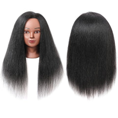SOPHIRE: cabello negro de 16 pulgadas para trenzas y técnicas detalladas.