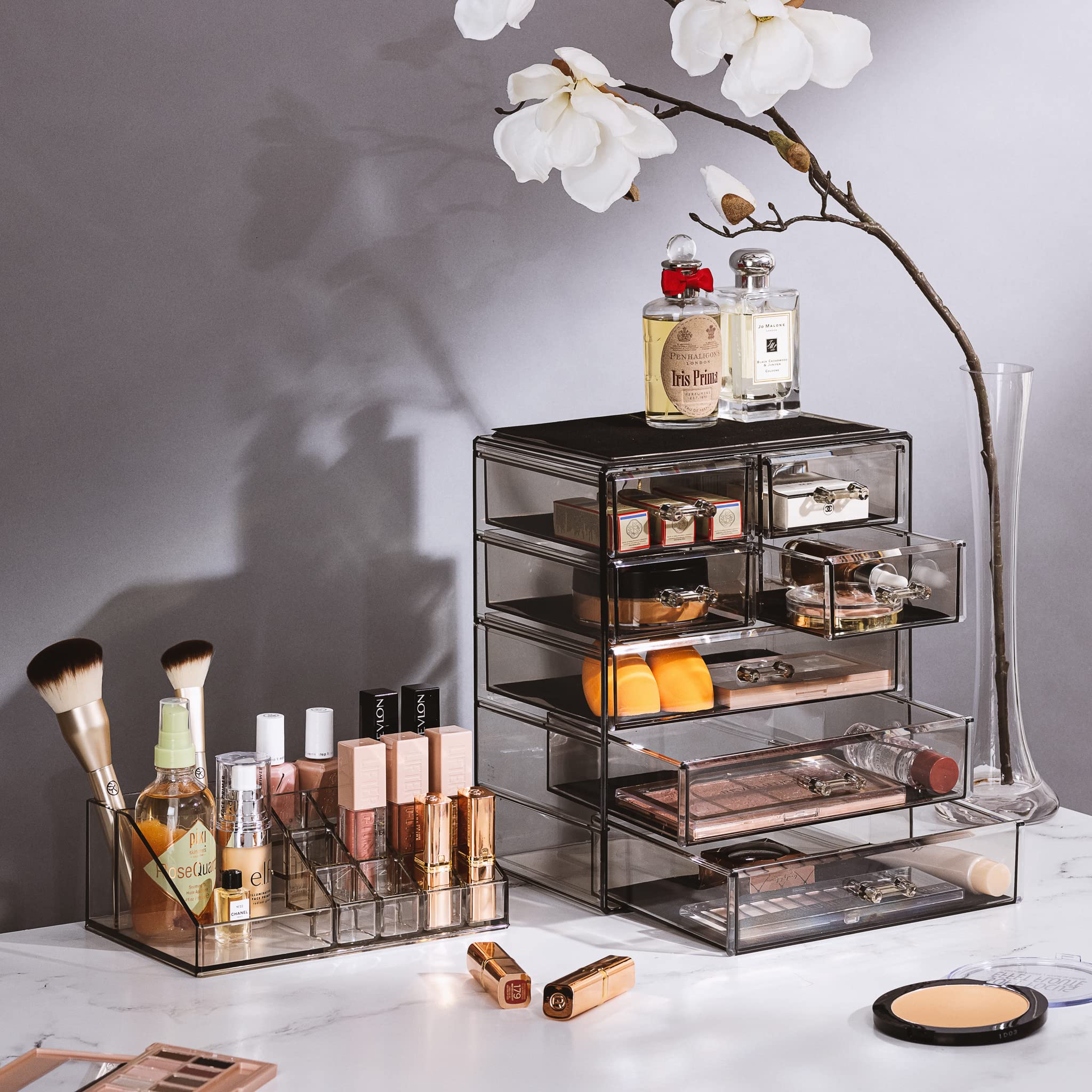 Sorbus compartimentos pequeños para labiales y joyeria, almacenamiento compacto