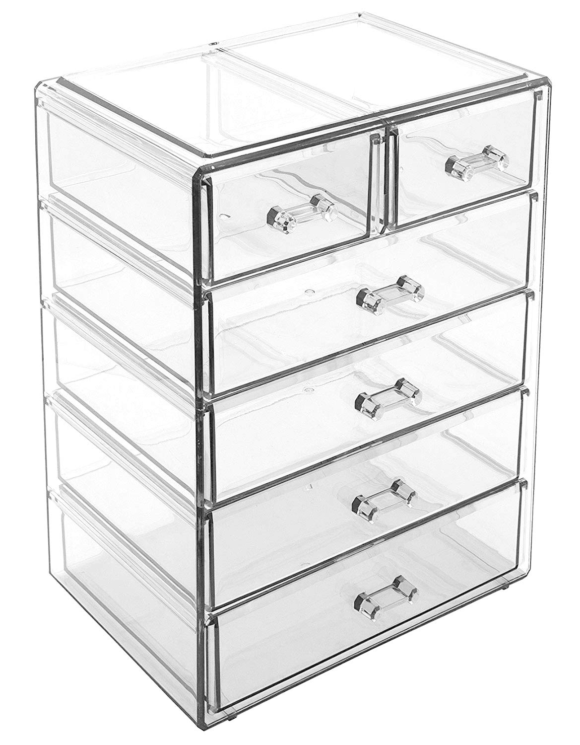 Sorbus organizador acrílico, superficie cristal para organizar accesorios.