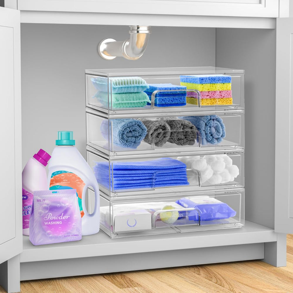 Sorbus organizador acrílico transparente para baño y tocador