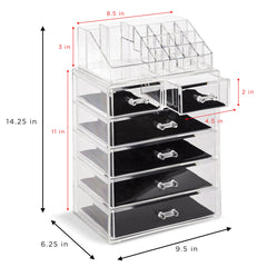 Sorbus organizador acrílico: espacio para joyas
