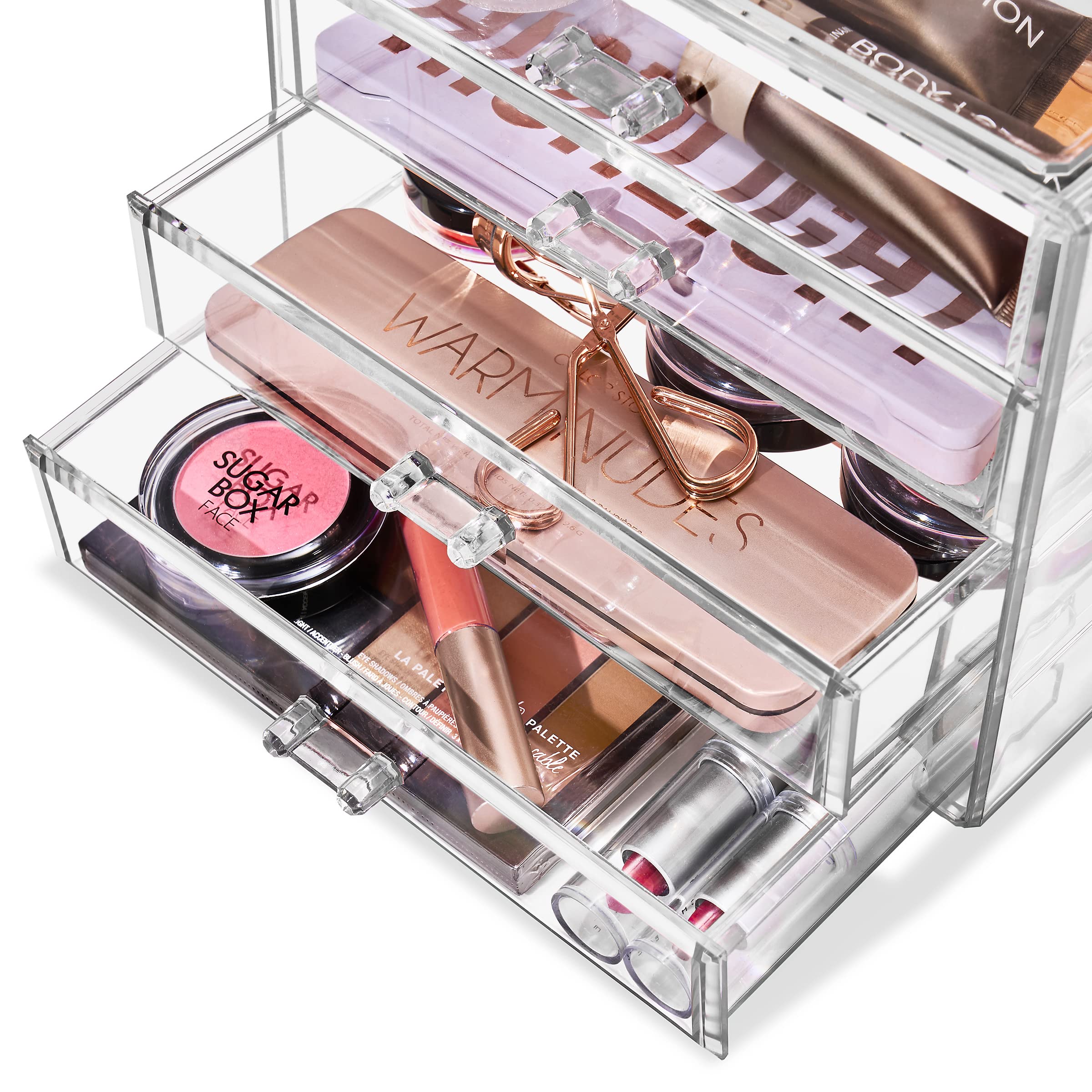 Sorbus organizador maquillaje diseño minimalista, encaja en cualquier estilo.