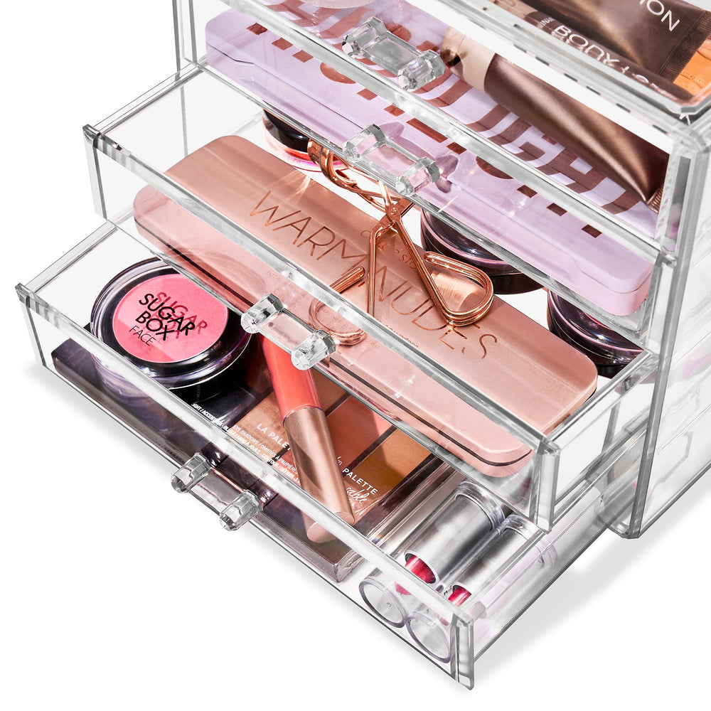 Sorbus organizador maquillaje diseño minimalista, encaja en cualquier estilo.