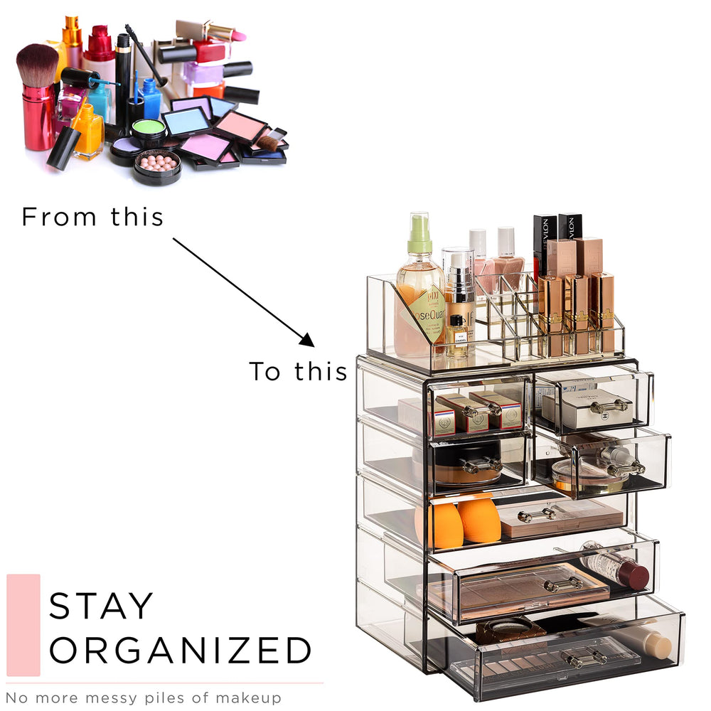 Sorbus uso diario de maquillaje y joyería, organización conveniente