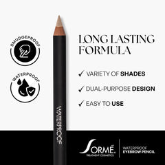 Lápiz cejas SORMÉ con definición natural para look sutil y definido.