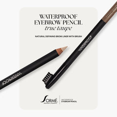 Lápiz cejas SORMÉ resistente al sudor para uso diario con color duradero.