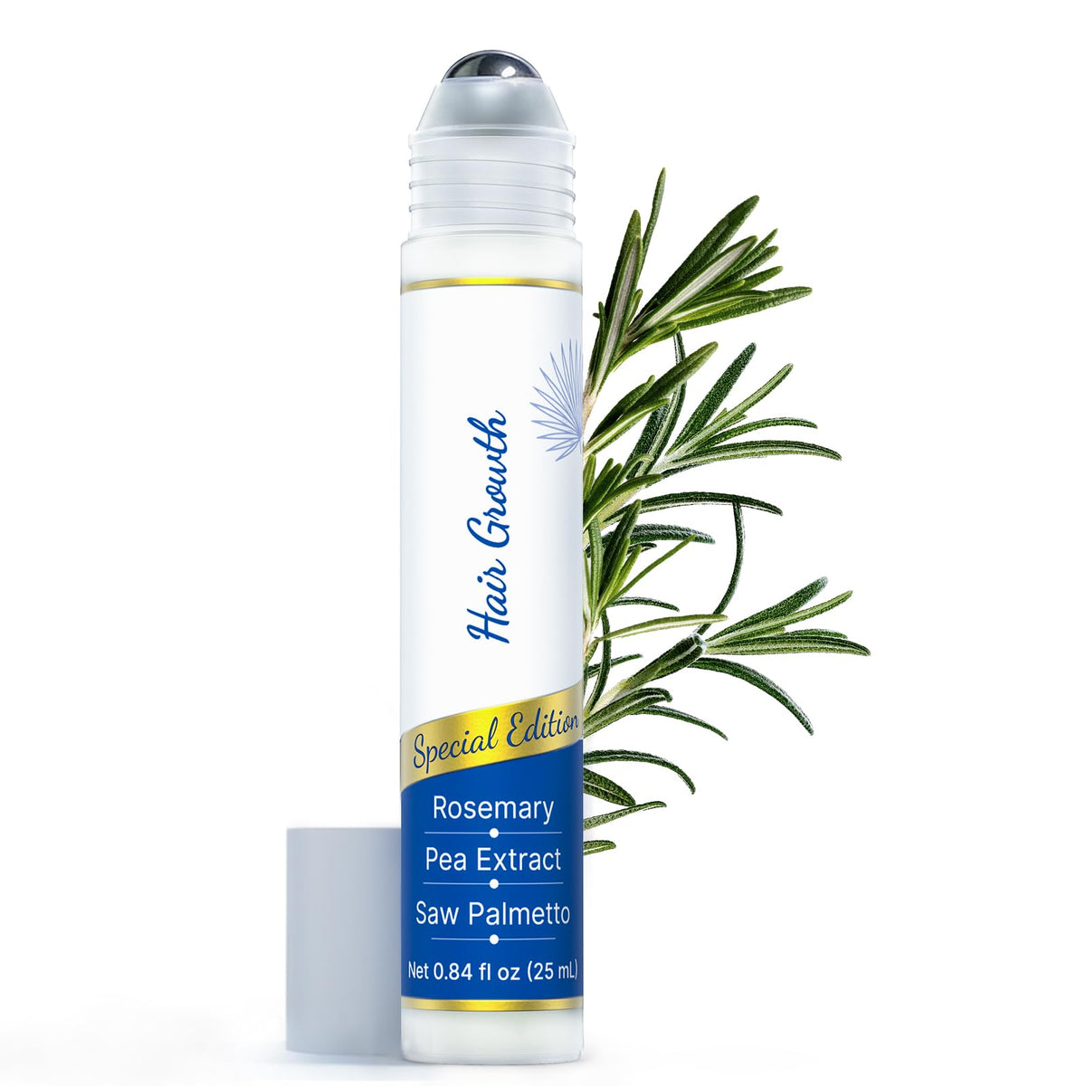 SorNBEO serum crecimiento capilar con aplicador rodillo para cuero cabelludo enfocado