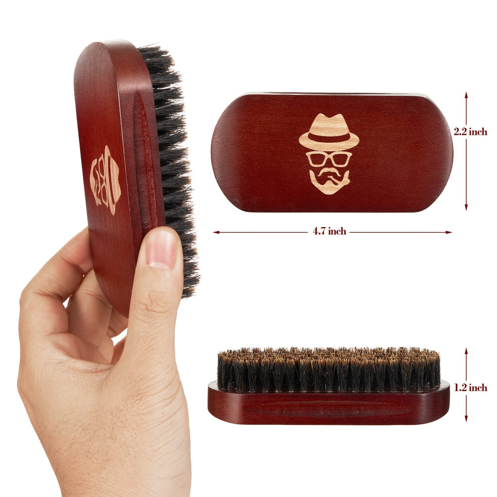 Sosoon cepillo ergonómico de madera nogal ofrece agarre cómodo durante el peinado.