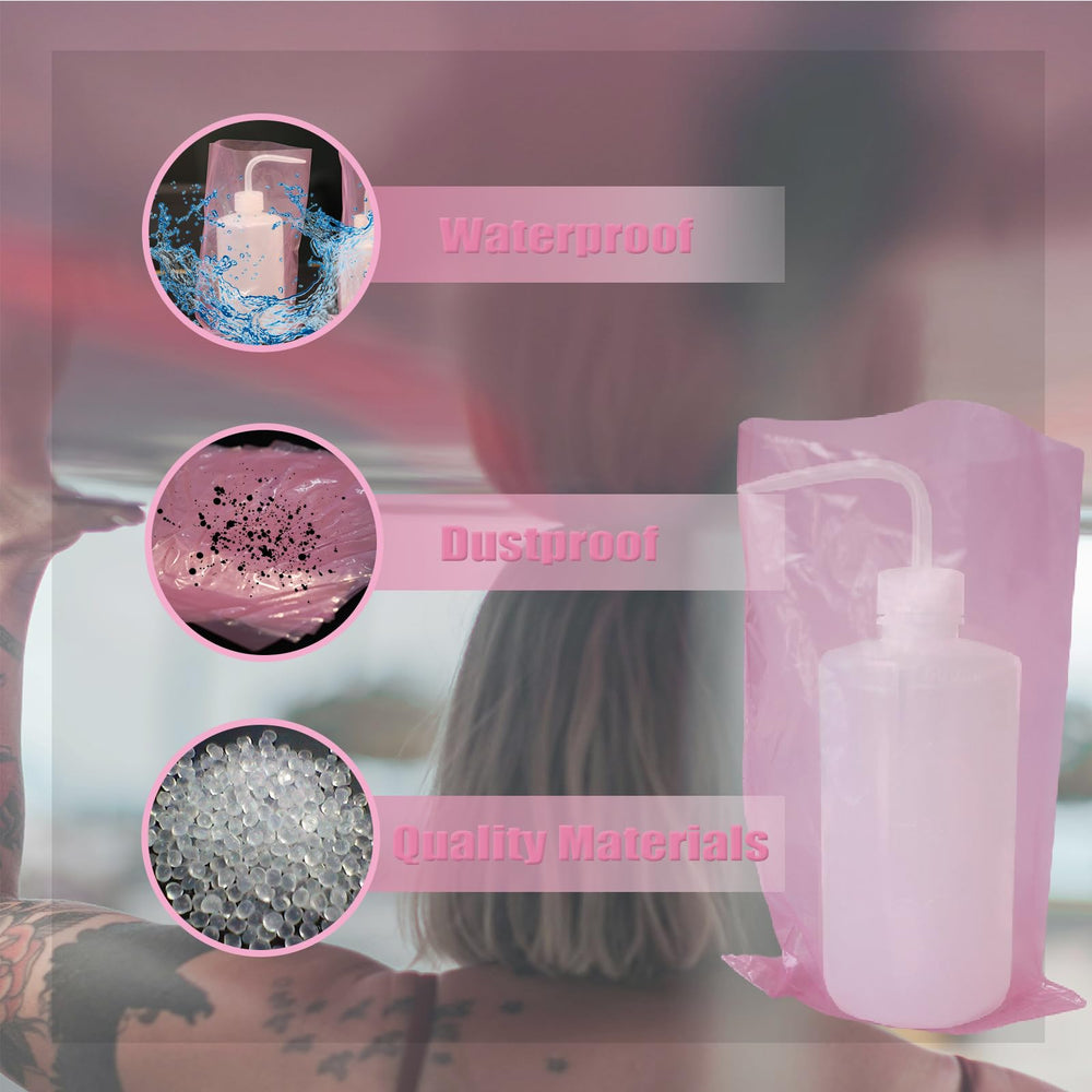 Sotica bolsas para botellas rosadas, empaque: uso profesional para lavado en estudio
