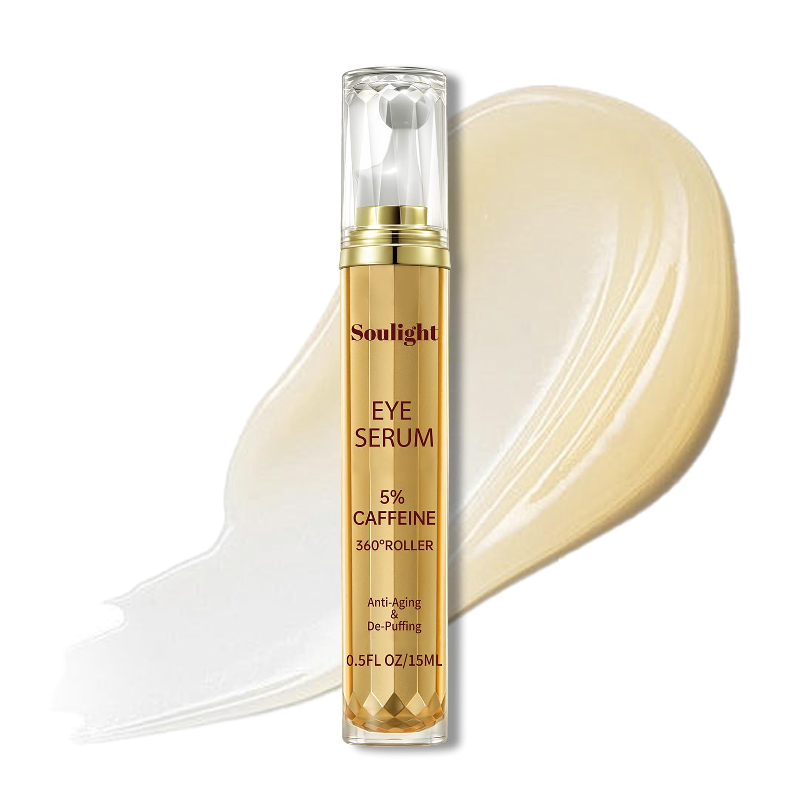 Soulight suero-ojos cafeina-5: reduce la hinchazón del contorno ocular.