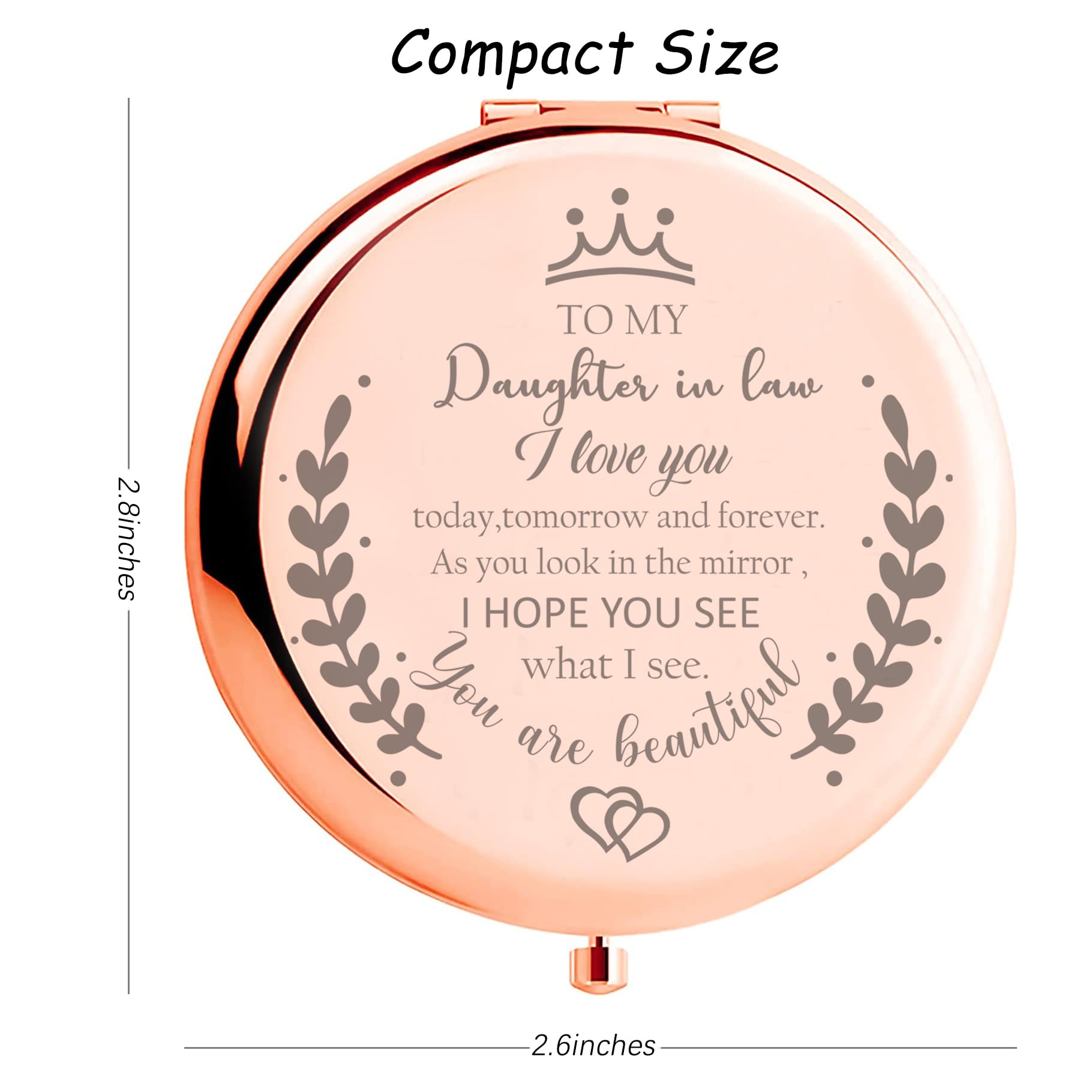 Diseño elegante de Soulpetals, acabado rosado-oro para bolsos y viajes.