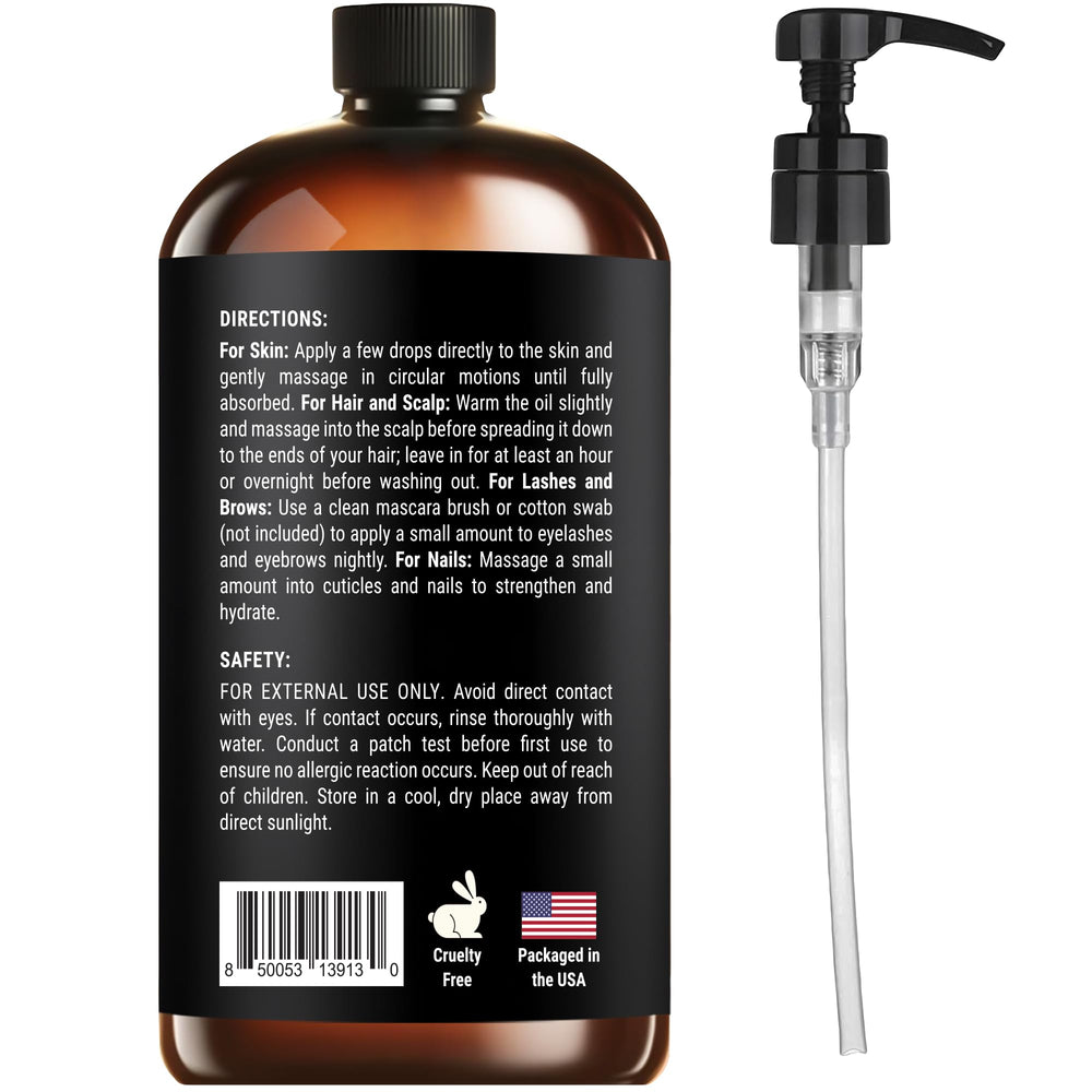 Emballage ambré SoulSpa Pure huile de ricin