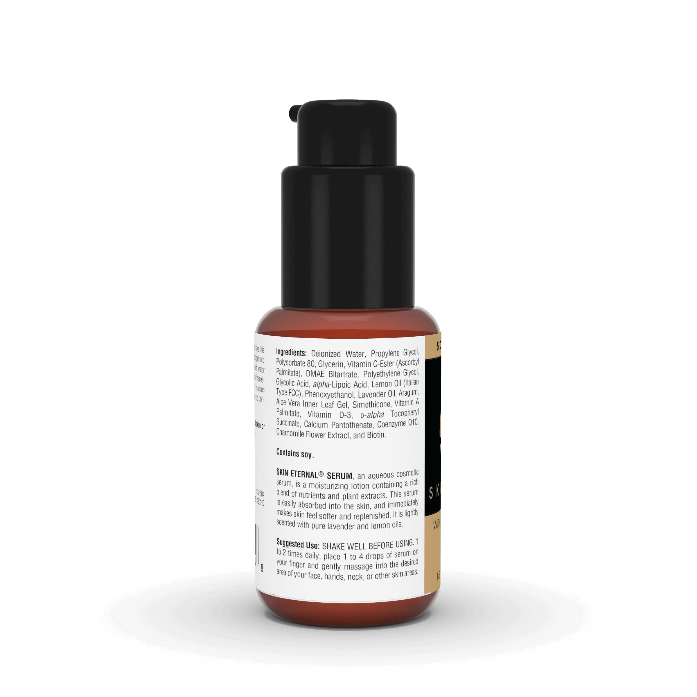 Source Naturals Skin Eternal Serum absorción rápida para rostro y manos.