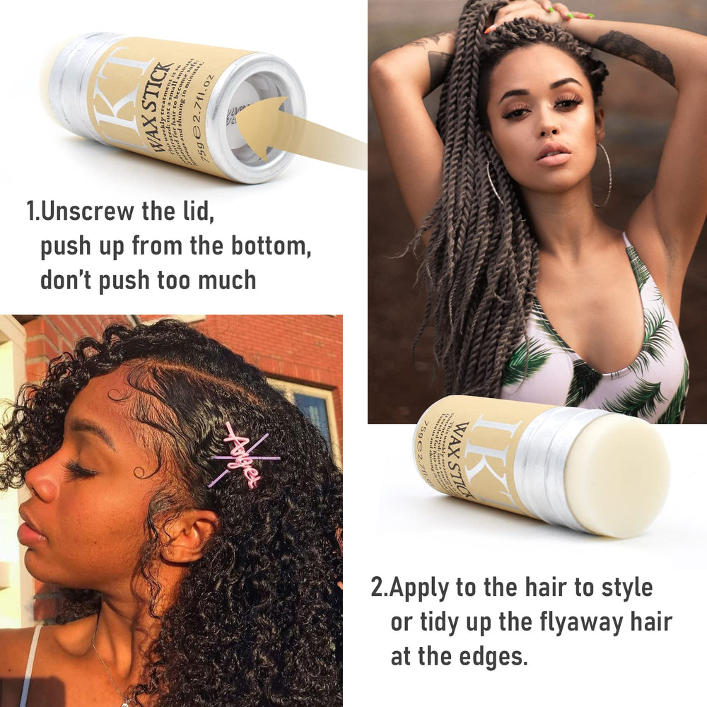 Barrita cera de textura ligera para acabado natural.