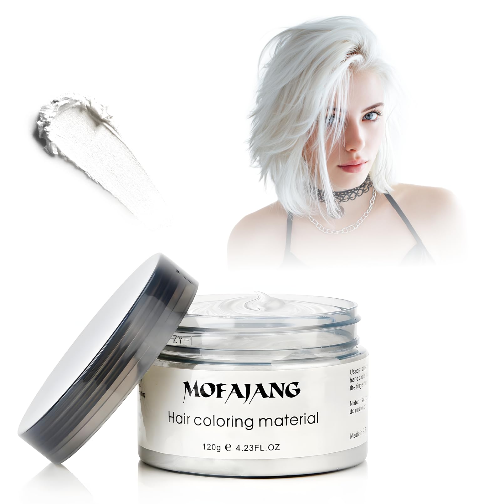 SOVONCARE cera temporal blanca para el cabello: aplicación suave para cambios de estilo