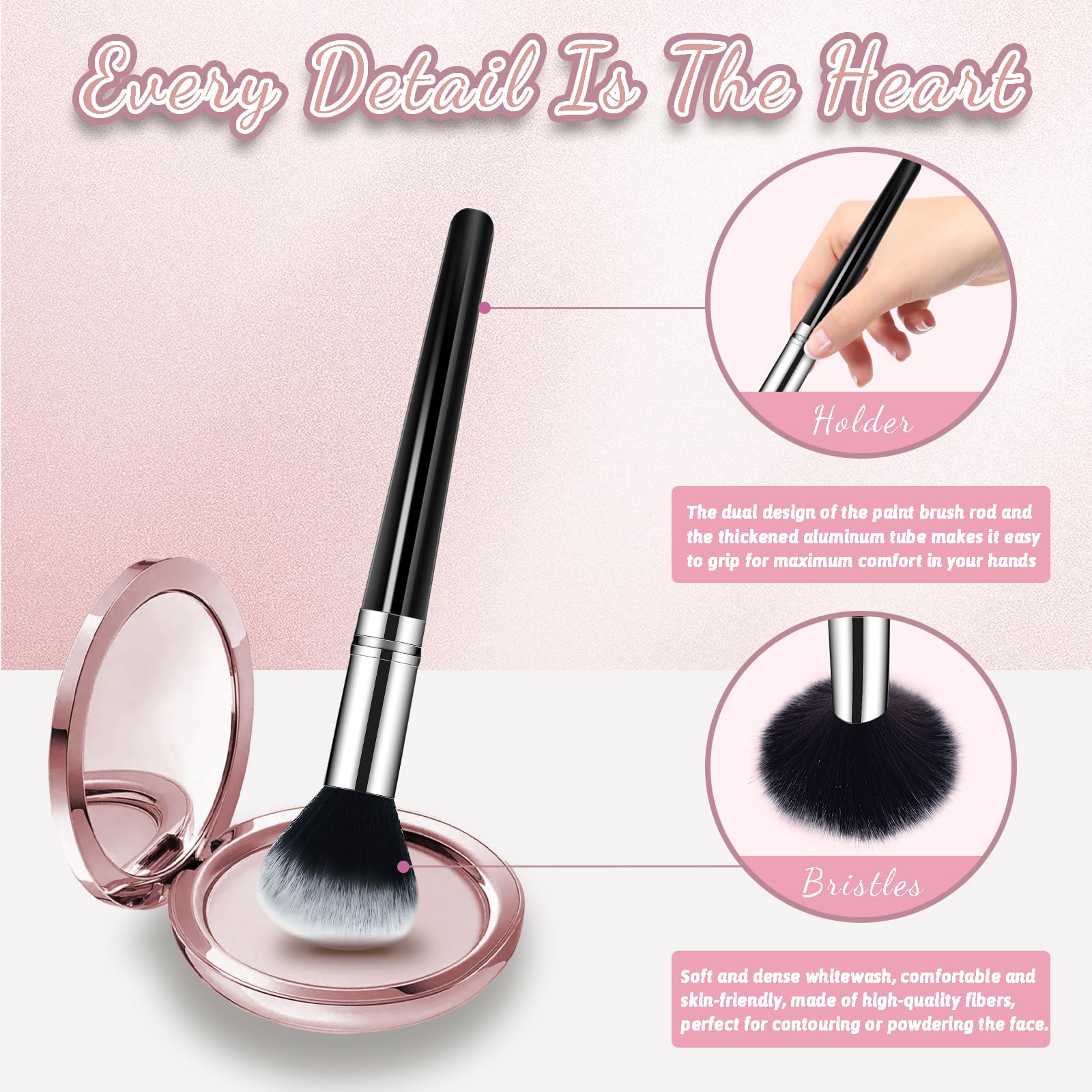 SOYOK brocha sombras, difuminado preciso para ojos