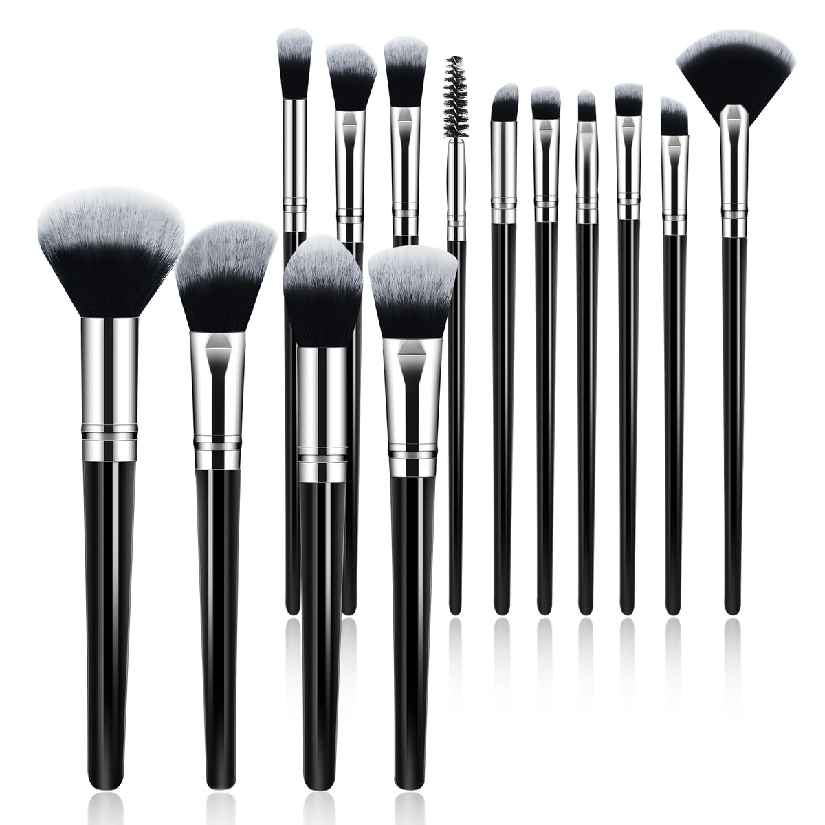 SOYOK conjunto de brochas 14 piezas para rostro y ojos, acabado suave para difuminar