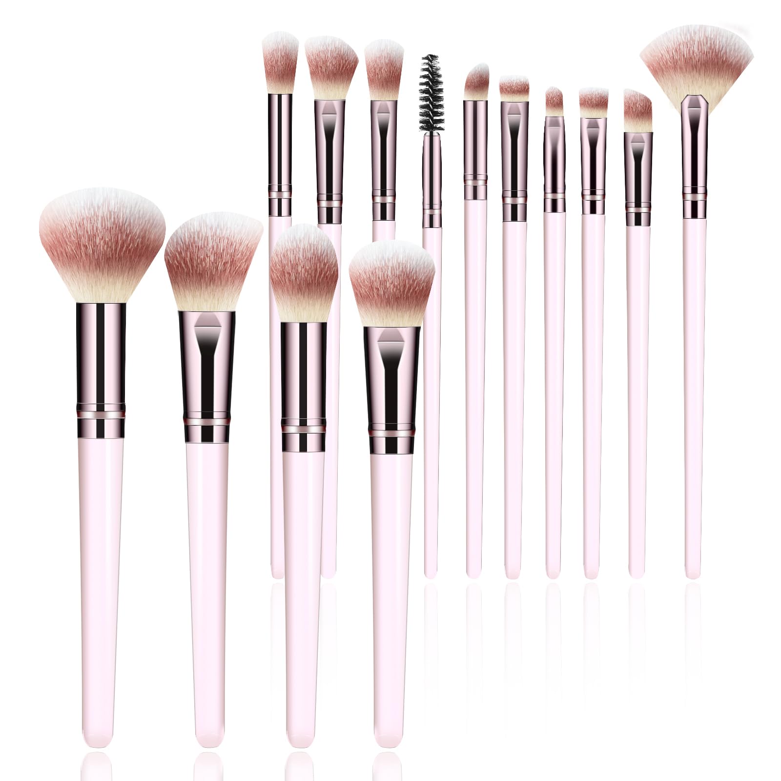 SOYOK juego de brochas para el rostro con fibras densas para acabado suave