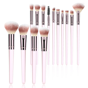 SOYOK juego de brochas para el rostro con fibras densas para acabado suave