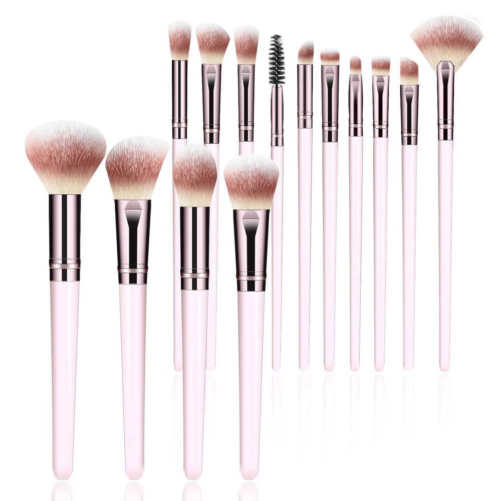 SOYOK juego de brochas para el rostro con fibras densas para acabado suave