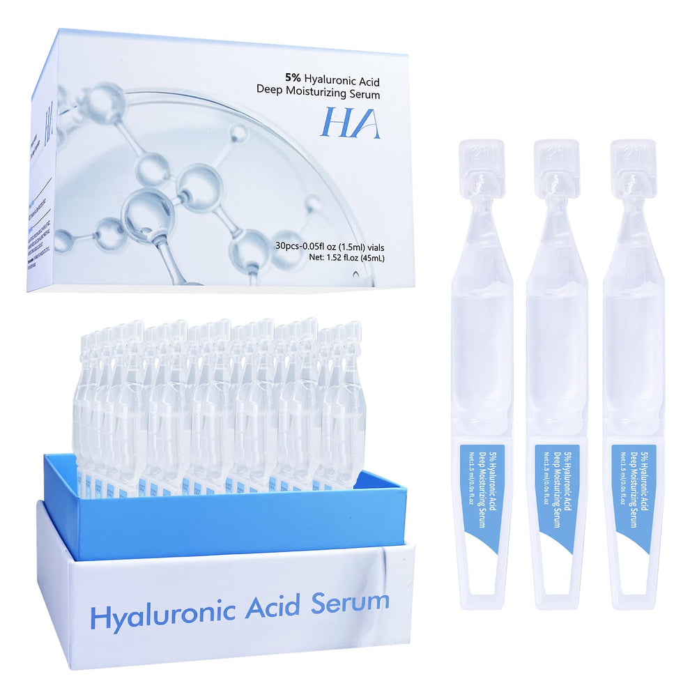 Suero SOYUB con ácido hialurónico 5% en botella para hidratación profunda