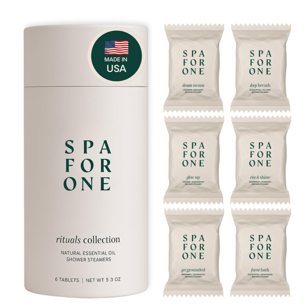 Spa For One bomba de ducha aromaterapia para relajación en casa.