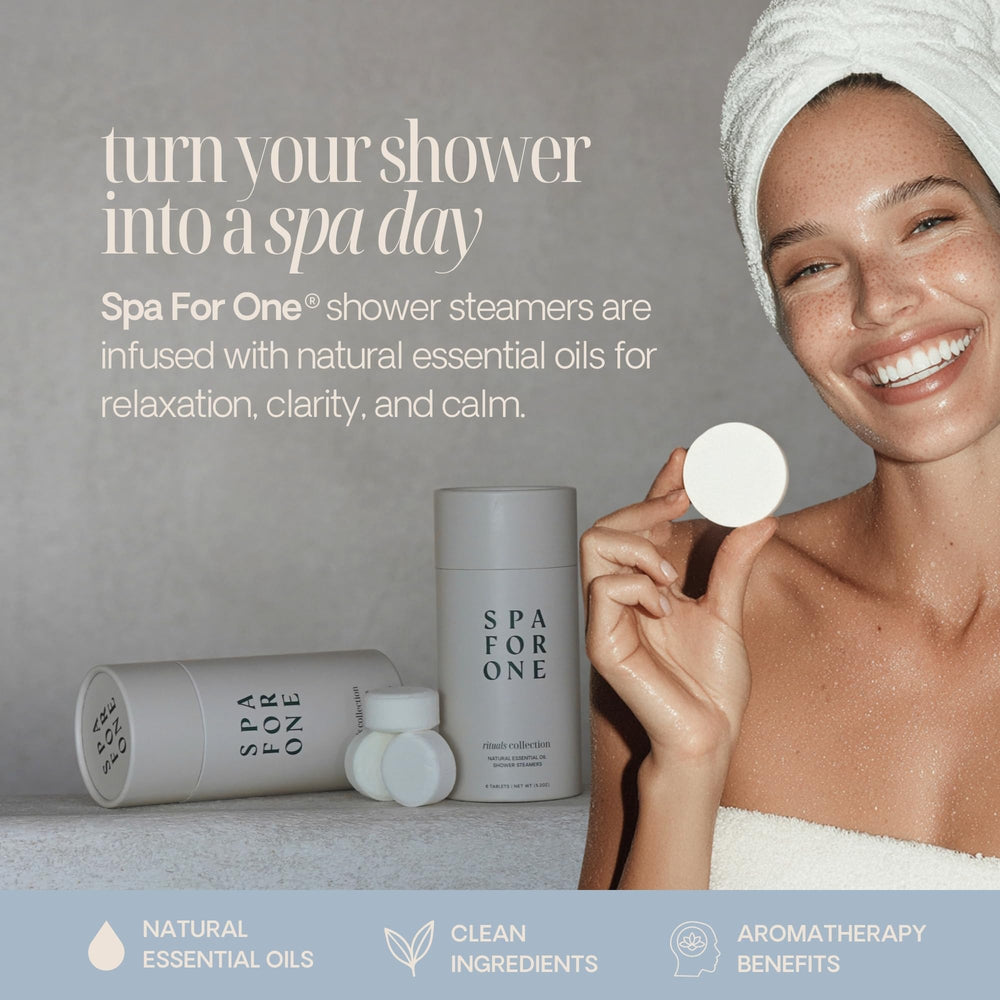 Spa For One suenio-vapor lavanda-bergamota: aroma calmante para empezar el día.