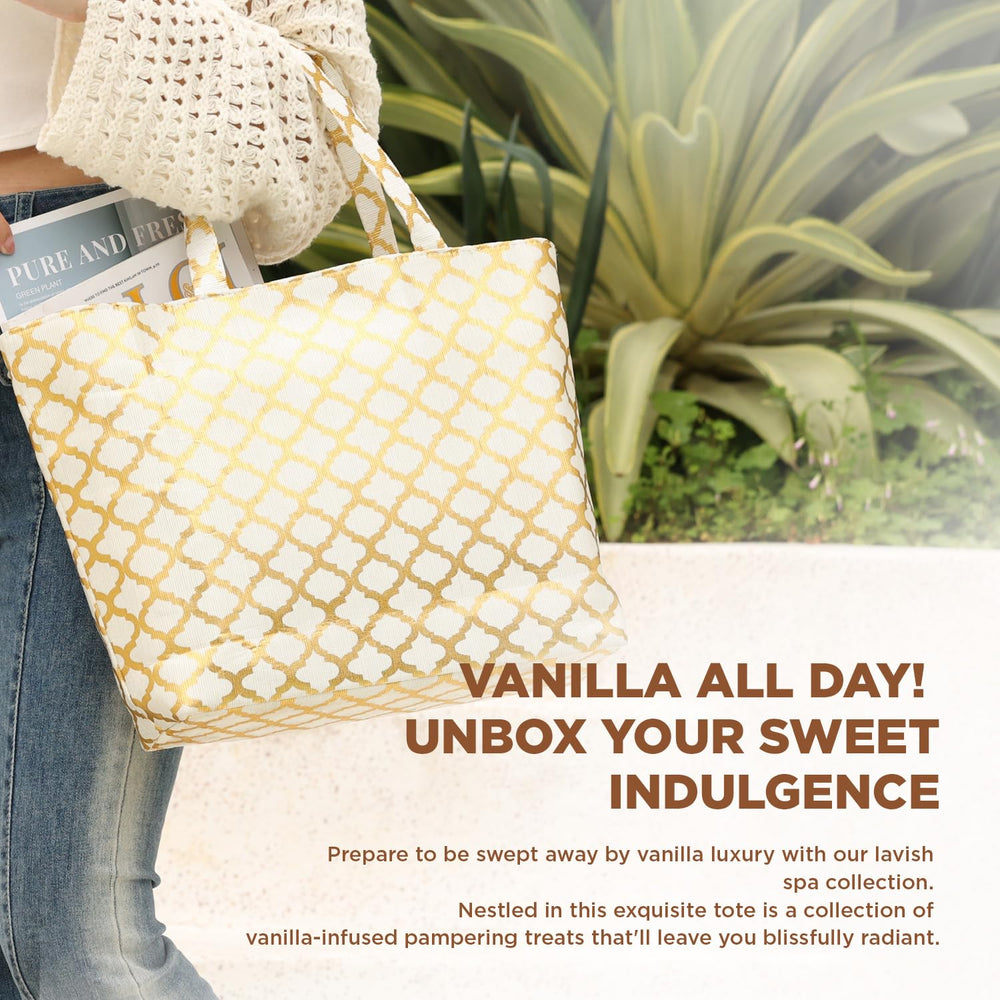 Bolsa regalo tejida Spa Luxetique: almacenamiento elegante para el hogar