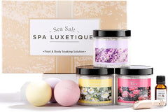Spa Luxetique: sales lavanda para ritual relajante en baño